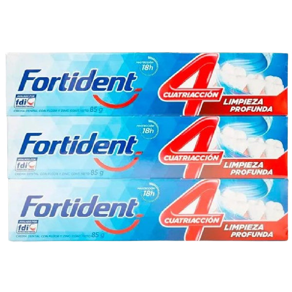 CREMA FORTIDENT 3U 255G LIMPIEZ PROFUNDA